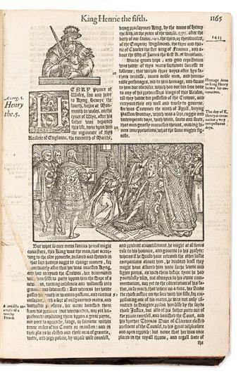 Holinshed, Raphael (1529-1580) The Firste Volume of the Chronicles of England, Scotlande, and Irelande.